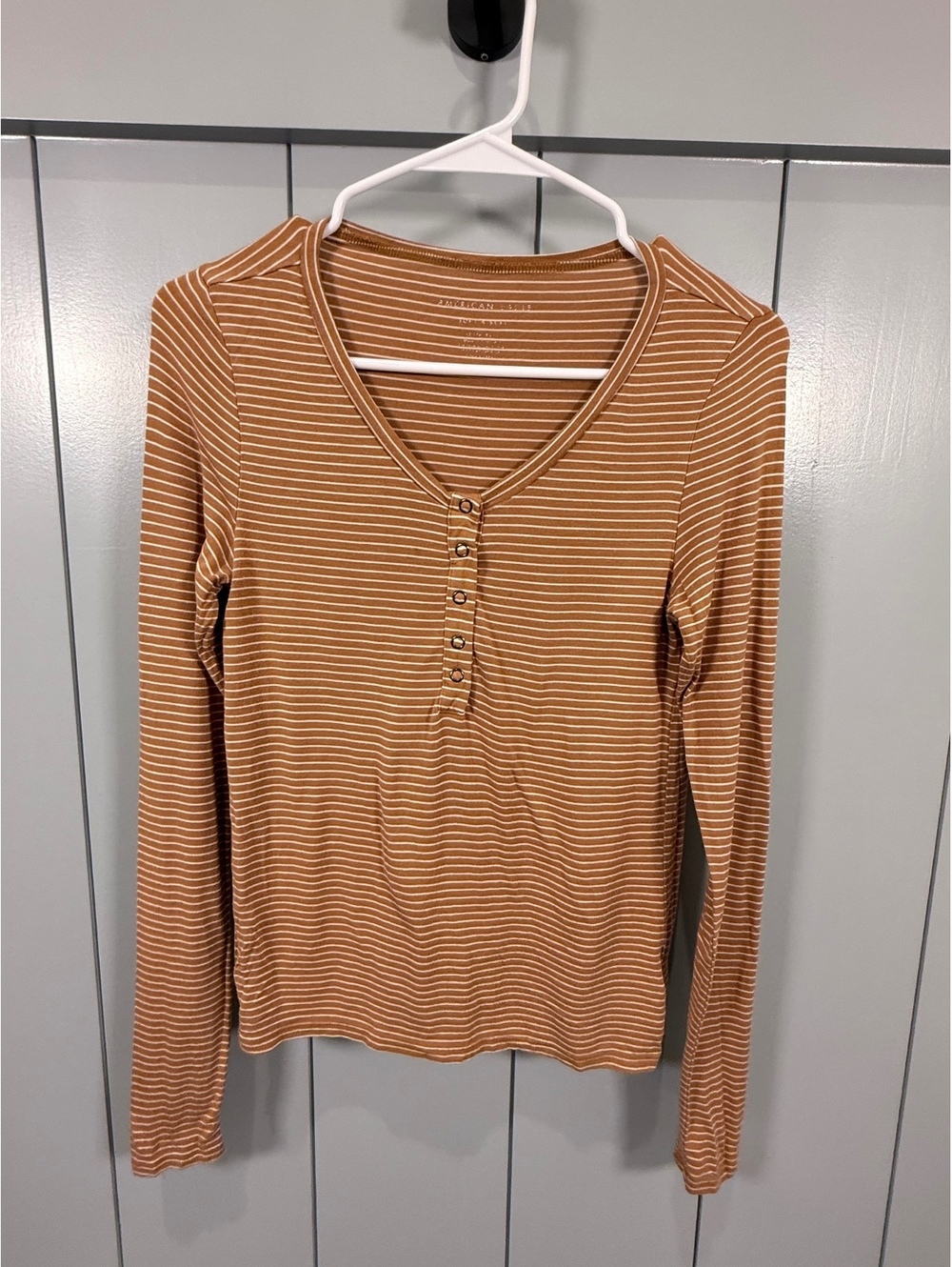 American Eagle Soft & Sexy Striped Long Sleeve shirt 90s noncore Size XS